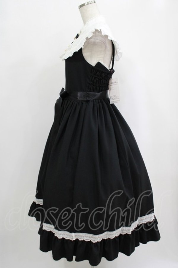 画像2: metamorphose / Priere〜星に祈りを〜ミディアムジャンパースカート サイズ1 ブラック H-25-09-29-012-ME-OP-NS-ZH (2)