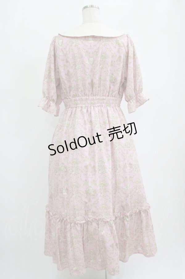 画像3: m petit by misako / NINA'sコラボ トワルドジュイワンピース L ピンク H-25-09-29-017-LO-OP-NS-ZH (3)