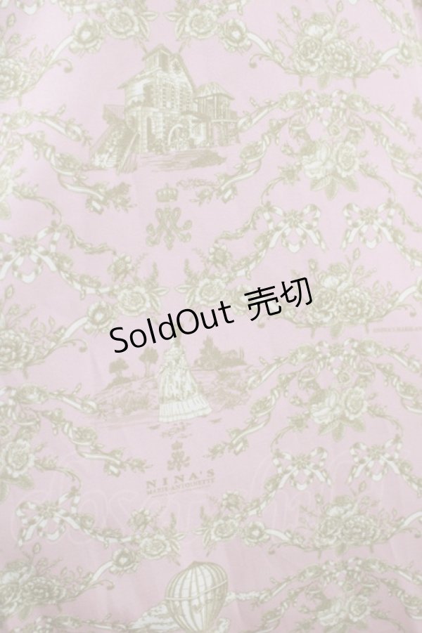 画像4: m petit by misako / NINA'sコラボ トワルドジュイワンピース L ピンク H-25-09-29-017-LO-OP-NS-ZH (4)