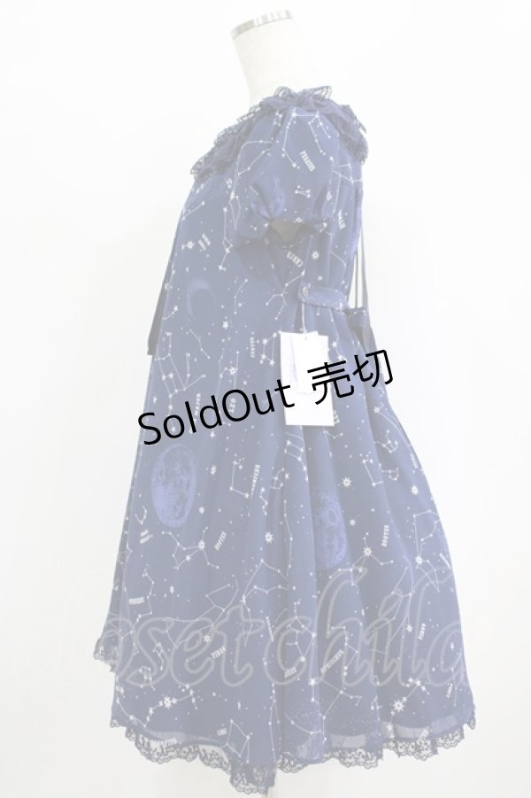 画像2: Angelic Pretty / Cosmicワンピース Free ネイビー H-25-09-29-018-AP-OP-NS-ZH (2)