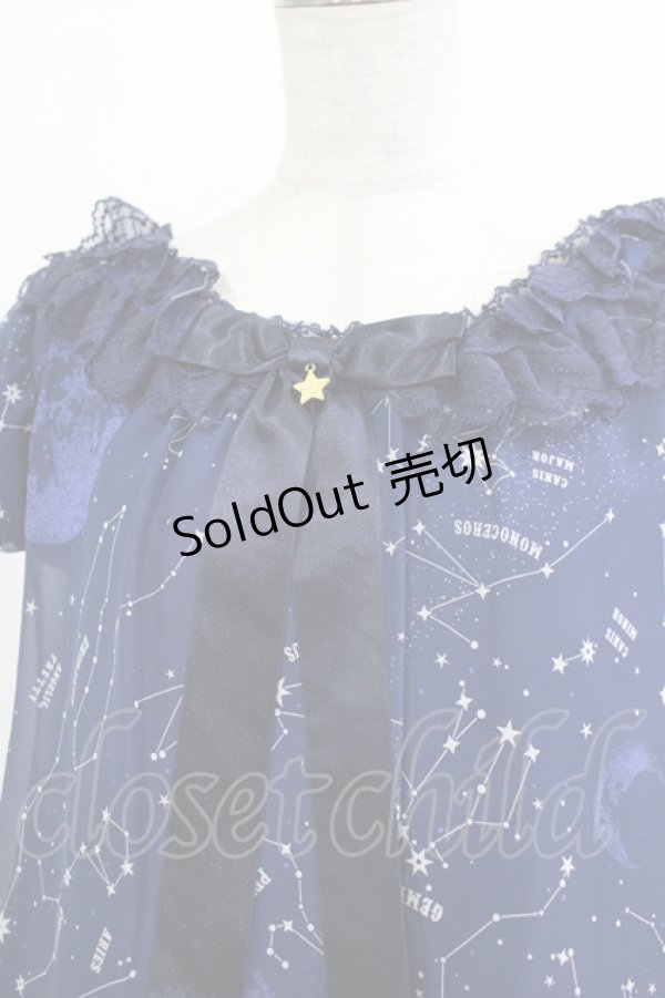 画像5: Angelic Pretty / Cosmicワンピース Free ネイビー H-25-09-29-018-AP-OP-NS-ZH (5)