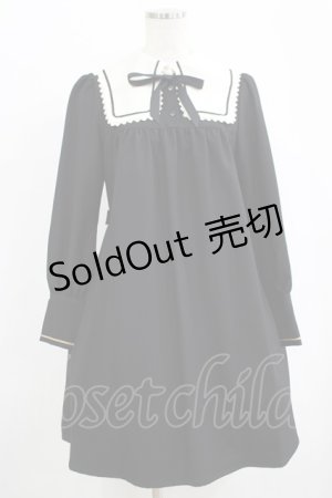 画像: Innocent World / 三角レースのワンピース M ブラック H-25-09-29-019-IW-OP-NS-ZH