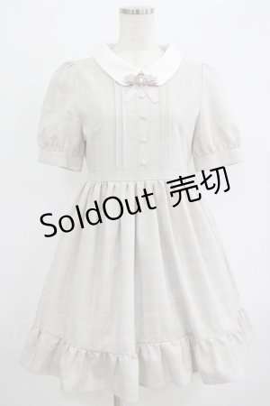 画像: evelyn / チェックタックワンピース Free ベージュ/ピンク H-25-09-29-024-LO-OP-NS-ZH