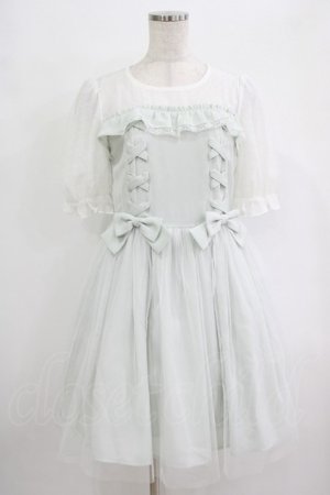 画像: LODISPOTTO / ドットチュールワンピース M ミント H-25-09-29-025-LO-OP-NS-ZH