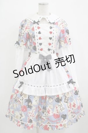 画像: metamorphose / Wonder Card Aliceワンピース サイズ1 サックス H-25-09-30-1001-ME-OP-NS-ZH