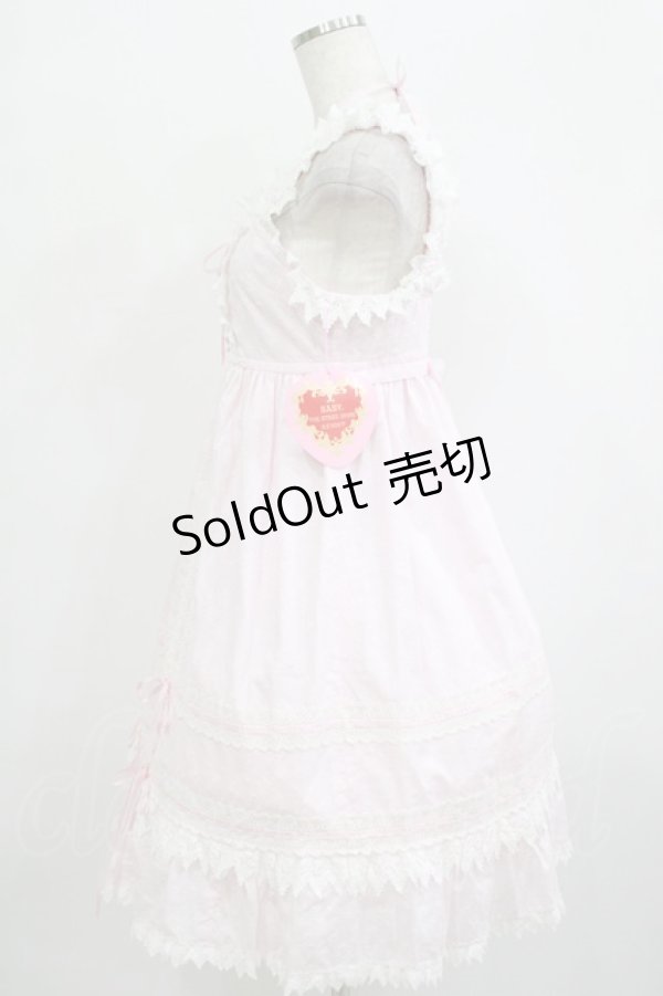 画像2: BABY,THE STARS SHINE BRIGHT / はわせベビードールジャンパースカート Free ピンク H-25-09-30-1003-BA-OP-NS-ZH (2)