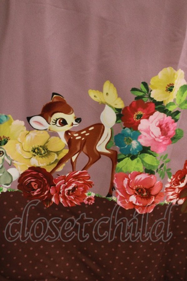 画像4: axes femme POETIQUE / ディズニー バンビ/スカート M ピンク H-25-09-30-1023-AX-SK-NS-ZH (4)