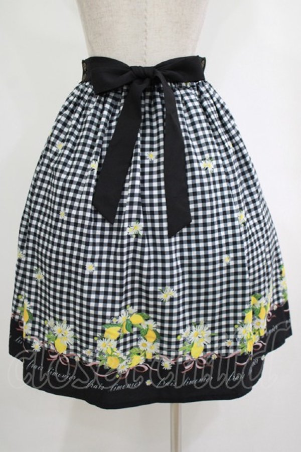 画像3: axes femme POETIQUE / シトロンフラワーリーススカート M 黒 H-25-09-30-1024-AX-SK-SZ-ZH (3)