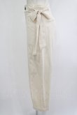 画像2: Fi.n.t / シフォンリボン付きストレートパンツ Free IVORY H-25-09-30-1032-CA-PA-NS-ZH (2)