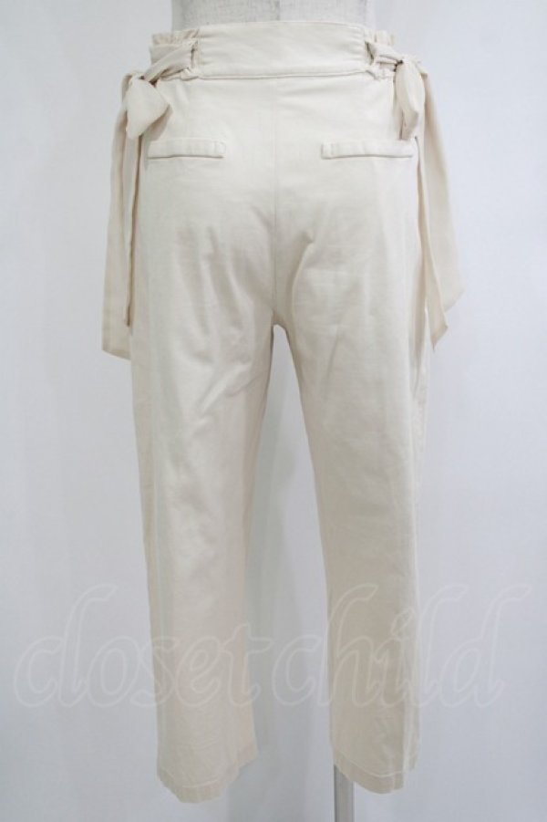 画像3: Fi.n.t / シフォンリボン付きストレートパンツ Free IVORY H-25-09-30-1032-CA-PA-NS-ZH (3)