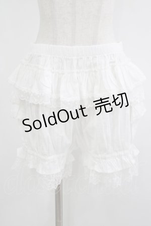画像: MIST夕霧工作室（海外ロリータブランド） / フリルドロワーズ L オフ H-25-09-30-1038-PU-PA-NS-ZH
