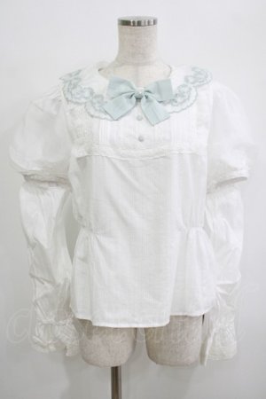 画像: Rosa Multiflora（海外ロリータブランド） / すずらんブラウス L オフ H-25-09-30-1048-PU-BL-NS-ZH