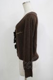 画像2: metamorphose / 4つリボンカーディガン Free ブラウン H-25-09-30-1051-ME-TO-NS-ZH (2)
