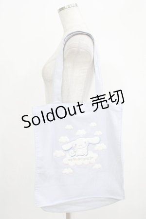 画像: Maison de FLEUR / シナモロールトートバッグ  サックス H-25-09-30-1054-LO-BG-NS-ZH