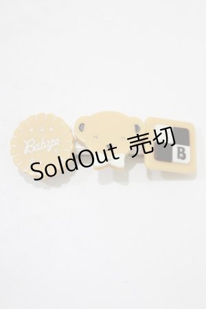 画像: BABY,THE STARS SHINE BRIGHT / Merry Sweet Cookieバレッタ  ベージュ H-25-09-30-1062-BA-AC-YZ-ZH