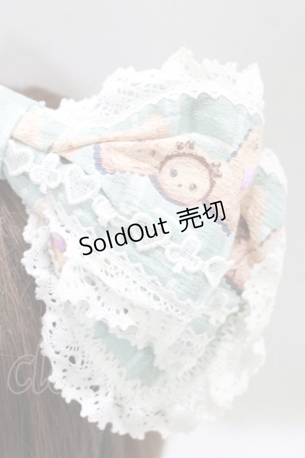 画像2: BABY,THE STARS SHINE BRIGHT / くまくみゃちゃんのスウィートチョコレートカチューシャ  ミント H-25-09-30-1070-BA-AC-YZ-ZH (2)