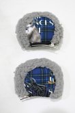 画像2: Royal Princess Alice / PUNK CATクマ耳クリップ  青チェック H-25-09-30-1071-LO-AC-NS-ZH (2)