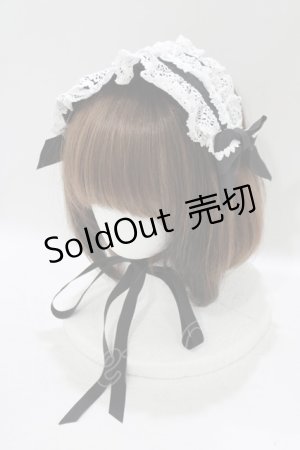 画像: BABY,THE STARS SHINE BRIGHT / Creamy Ribbonヘッドドレス  ブラック/オフ白 H-25-09-30-1074-BA-AC-NS-ZH
