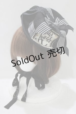 画像: ALICE and the PIRATES / プレゼントBOXミニハット  ブラック H-25-09-30-1080-PA-AC-NS-ZH