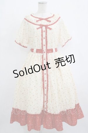 画像: Magic of Utopia（海外ロリータブランド） / 花柄ワンピース L 生成り H-25-09-30-1010-PU-OP-NS-ZH