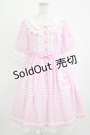 画像: Baroque（海外ロリータブランド） / Dolly darlingギンガムドレス M ピンク H-25-09-30-1013-PU-OP-NS-ZH