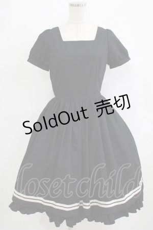 画像: LIEF / 襟取り外しワンピース S~M ブラック H-25-09-30-1002-LO-OP-NS-ZH