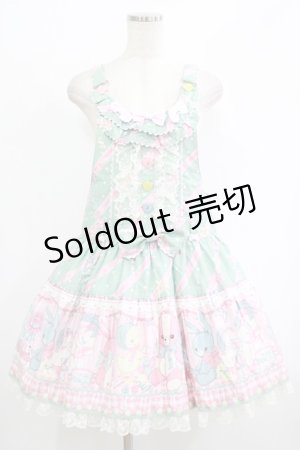 画像: Angelic Pretty / MELODY TOYSサロペット(2014) Free ミント H-25-09-30-1021-AP-OP-NS-ZH