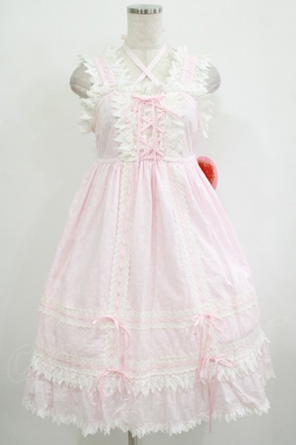 【最終値下げ】Baby レースフリルジャンパースカート ピンク BABY,THE STARS SHINE BRIGHT - baby Lace Frill レースフリル