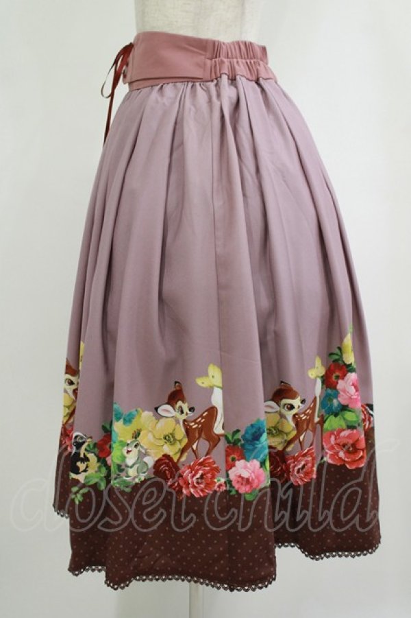 画像2: axes femme POETIQUE / ディズニー バンビ/スカート M ピンク H-25-09-30-1023-AX-SK-NS-ZH (2)