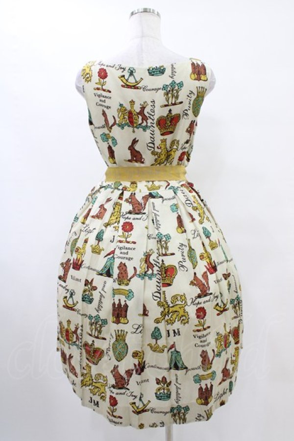 ジェーンマープル　ReLondonスクエアドレス　アイボリー Jane Marple / ReLondonスクエアドレス アイボリー H-25-10-01