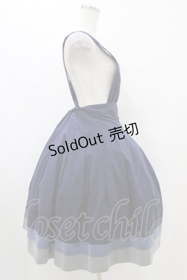 画像3: Jane Marple / Vintage marine tablier skirt M ネイビー H-25-10-01-031-JM-SK-KB-ZH (3)