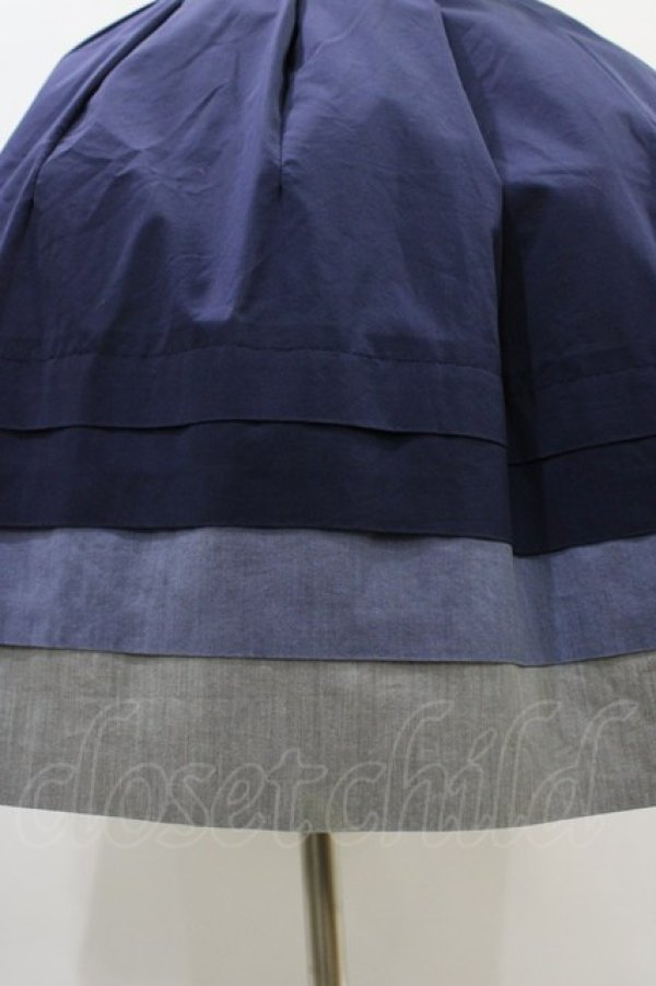 画像5: Jane Marple / Vintage marine tablier skirt M ネイビー H-25-10-01-031-JM-SK-KB-ZH (5)