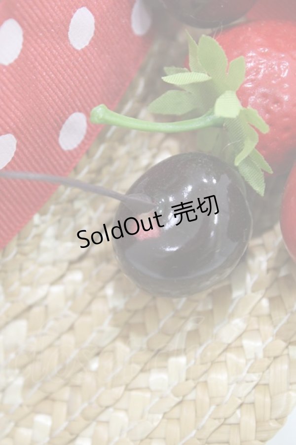 画像3: Cerise / チェリーリボンハット  レッドチェリー×レッドリボン H-25-10-01-005-LO-AC-KB-ZT087 (3)