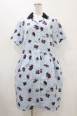 画像1: MILK / Gummiesシャツワンピース  サックス×リコリスグミ H-25-10-01-035-ML-OP-KB-ZH (1)