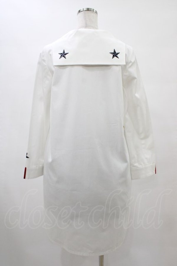 画像2: ネバアランド / きら星セーラーワンピース  白 H-25-10-01-041-LO-OP-KB-ZH (2)