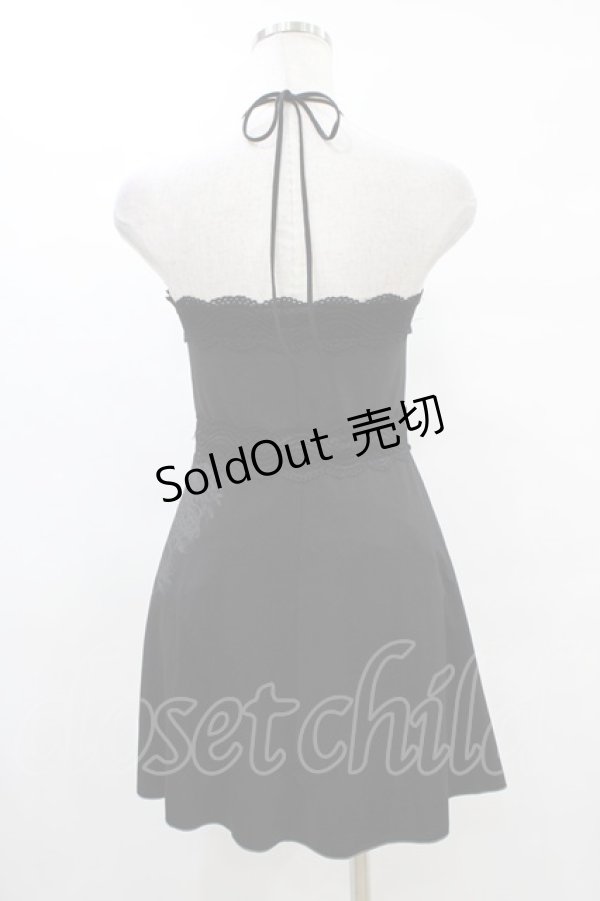 画像2: Ozz oneste / カップ付チュニックキャミ  黒 H-25-10-01-048-OO-TO-KB-ZT232 (2)