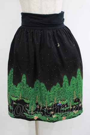 画像: Cherir la femme / オリプリスカート M ブラック H-25-10-01-1030-LO-SK-NS-ZH