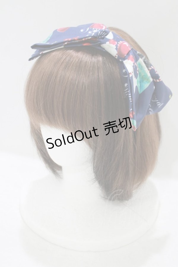 画像5: Royal Princess Alice / にゃいすクリームソーダワンピース＆カチューシャセット Free ネイビー H-25-10-01-1035-LO-OP-NS-ZH (5)