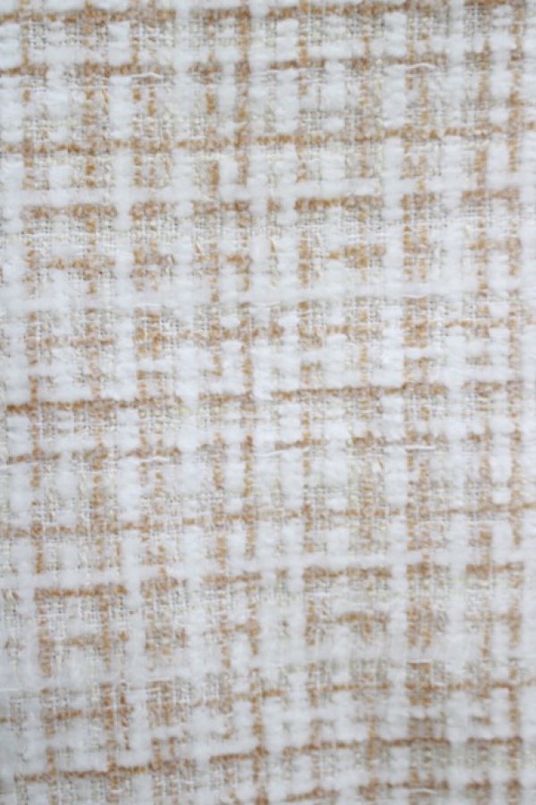 画像4: axes femme POETIQUE / 連釦モールツィードキュロット M ベージュ H-25-10-01-1045-AX-PA-NS-ZH (4)