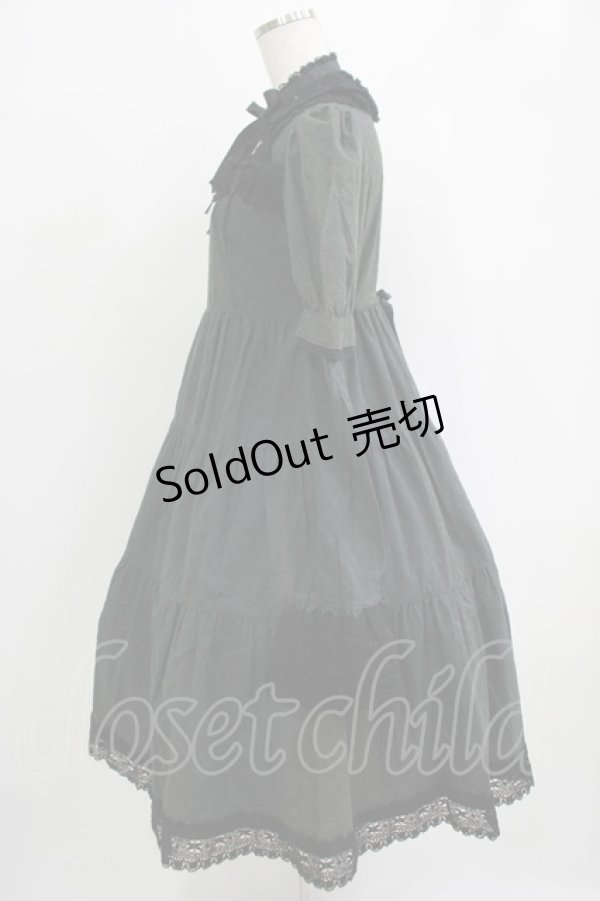 画像2: BABY,THE STARS SHINE BRIGHT / チョーカー付 ベビードール風ワンピース Free ブラック H-25-10-01-1001-BA-OP-NS-ZH (2)