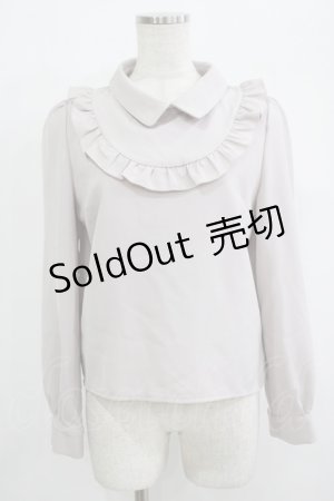 画像: evelyn / フリルブラウス Free ピンク H-25-10-01-1057-LO-BL-NS-ZH