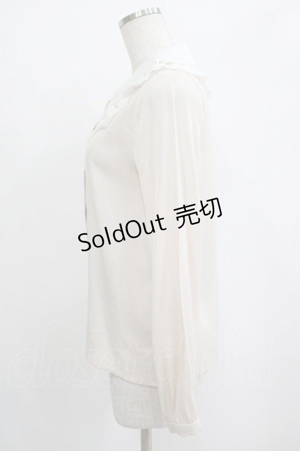 画像2: mayla classic / Laprinp girls' schoolレース襟トップス Free 生成り H-25-10-01-1060-LO-TO-NS-ZH (2)