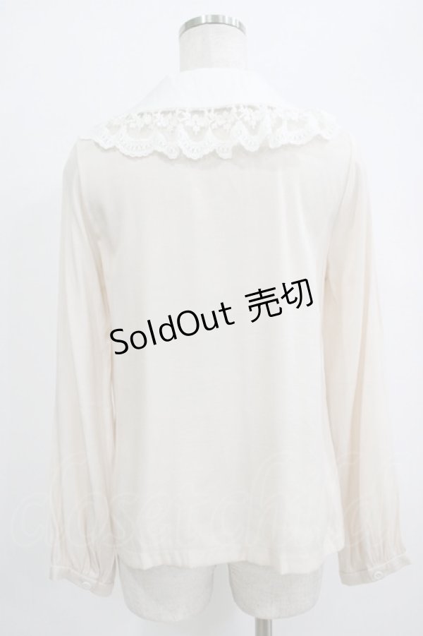 画像3: mayla classic / Laprinp girls' schoolレース襟トップス Free 生成り H-25-10-01-1060-LO-TO-NS-ZH (3)