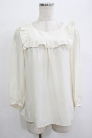 画像: Franche Lippee / ヨークフリルブラウス M 生成り H-25-10-01-1061-LO-BL-NS-ZH