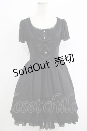 画像: axes femme kawaii / レイヤード風ワンピース M ブラック H-25-10-01-1009-AX-OP-NS-ZH