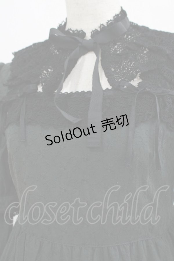 画像4: BABY,THE STARS SHINE BRIGHT / チョーカー付 ベビードール風ワンピース Free ブラック H-25-10-01-1001-BA-OP-NS-ZH (4)