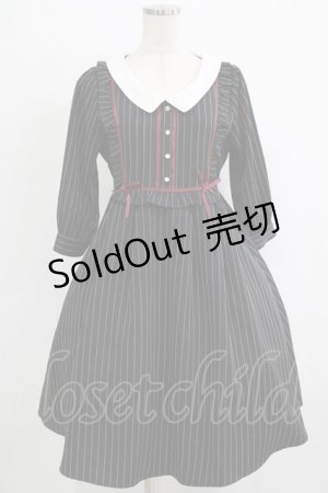 画像: axes femme POETIQUE / ブロッキングフリルワンピ M ブラック H-25-10-01-1002-AX-OP-NS-ZH