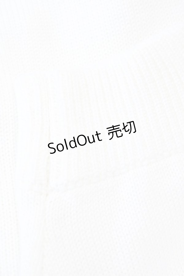 画像4: Candy Stripper / PLAY THE GAME KNIT  白 H-25-10-01-062-PU-TO-KB-ZH (4)