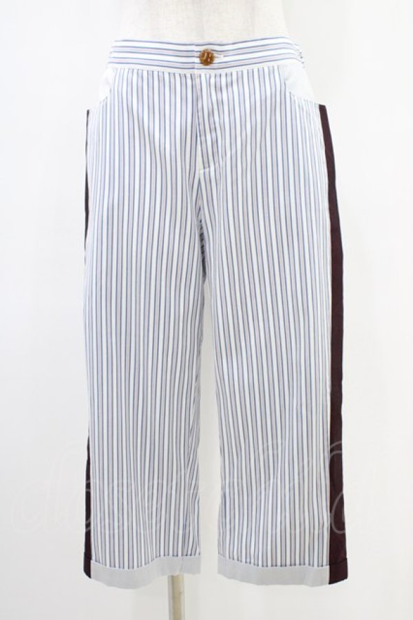 画像1: ネバアランド / パジャム・パンツ  ストライプ H-25-10-01-012-LO-PA-KB-ZH (1)