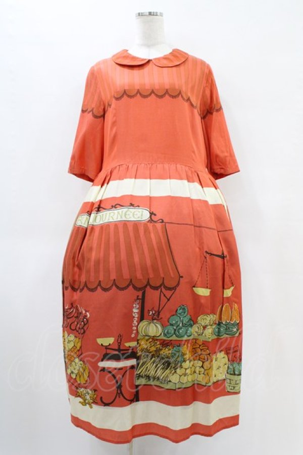 画像1: Jane Marple Dans Le Salon / Bonne journee day dayドレス  マンダリン H-25-10-01-024-JM-OP-KB-ZT190 (1)